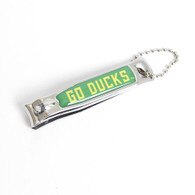 Go Ducks, Spirit Product, Grey, Keychain/Keytag, Home & Auto, 0.75", Nail Clipper, 704428